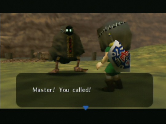 A Garo warrior responds to Link's mask